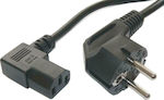 Powertech Schuko - IEC C13 Cable 1.5m Μαύρο (CAB-P015)