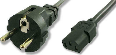 Powertech Schuko - IEC C13 Cable 1.5m Μαύρο (CAB-P006)