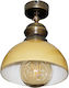 DITS Lighting Dits Lighting Deckenleuchte 20cm Bronze mit Fassung E27