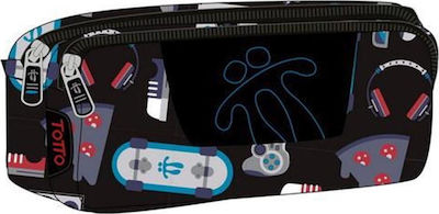 Totto Multiuso Sobre Pencil Case with 2 Compartments Black