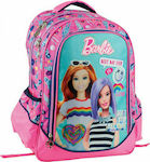 Gim Barbie Beauty Ghiozdan Școlar Înapoi Elementar în culoarea Roz 27lt