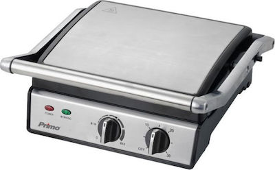 Primo PRPG- Panini Sandwich Maker Grill with Removable Ceramic Plates 2000W Gray
