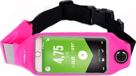 WK WT-B08 Telefon-Laufgürtel bis 5.5" Rosa WT-B08