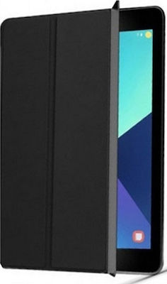 Tri-Fold Klappdeckel Synthetisches Leder Schwarz (Galaxy Tab S6 Lite 10.4)