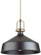 Ideal Lux Eris 2 Pendant Light Single-Light Bell for Socket E27 Black