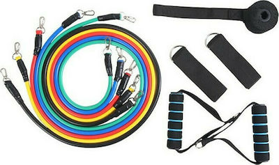 Gymtube Resistance Bands with Handles Set 5pcs Multicolour