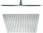 Moon Inox Square Showerhead Silver 40x40cm 45110