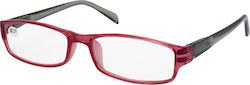 Eyelead E182 Reading Glasses +3.00 in Red color E 182