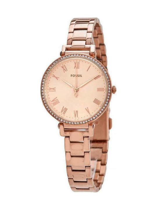 Fossil Kinsey ES4447 Pink Rose Gold Skroutz.gr