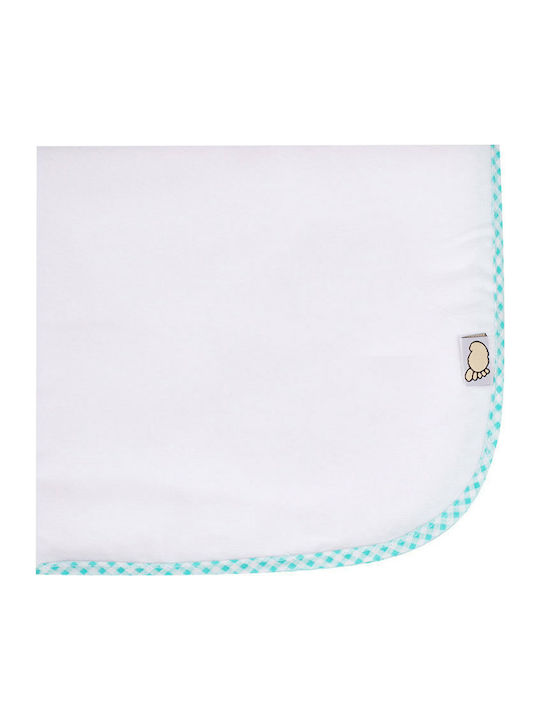 Figlio Bino Flannel Swaddle Wrap Mint Green 88x...