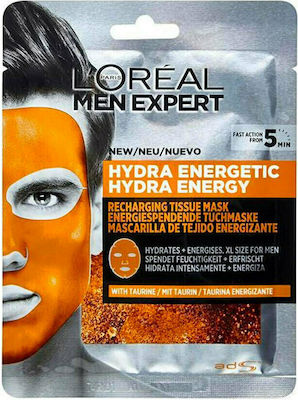 L'Oreal Paris Men Expert Hydra Energetic Tissue Face Mask 30gr