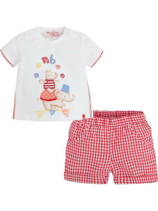 Mayoral Kids Set with Shorts Summer 2pcs White