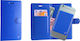 Volte-Tel Universal Leather Book έως 6.3" (Μπλε)