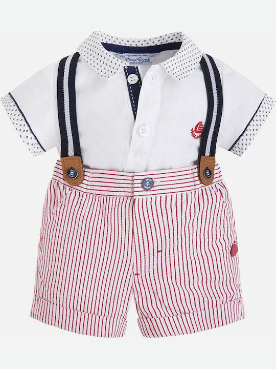 Mayoral Kids Set with Shorts Summer 2pcs White