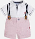 Mayoral Kids Set with Shorts Summer 2pcs White