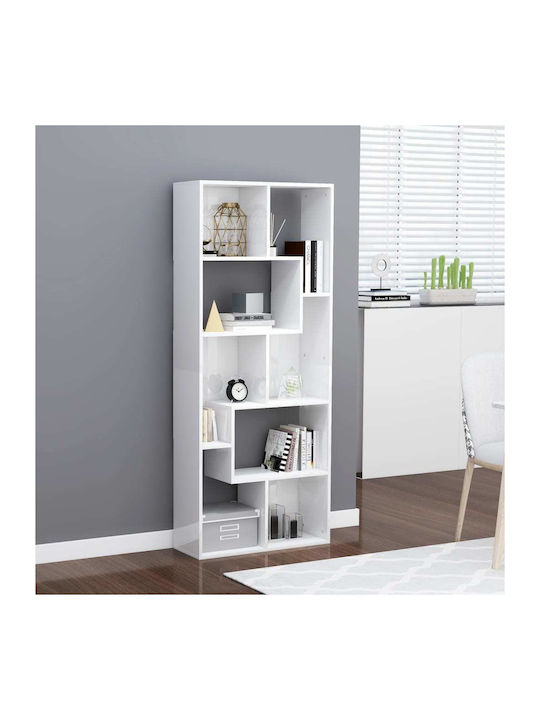 Bookcase White 67x24x161cm