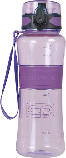 Coolpack Tritanum Пластмасова Детска Бутилка За Вода Лилава 550ml