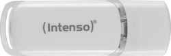 Intenso Flash Line 32GB USB 3.1 Stick cu conexiune USB-C Alb