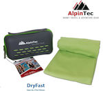 AlpinPro DryFast Prosop de Corp Microfibră Verde 150x75cm.