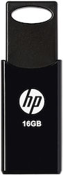 HP 16GB USB 2.0 Stick Μαύρο