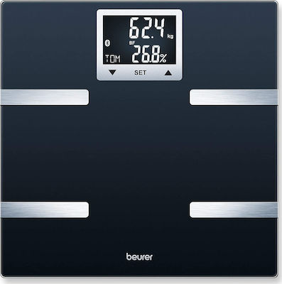 Beurer BF 720 Smart Bathroom Scale with Body Fat Counter & Bluetooth Black