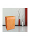 San Lorentzo Random Collapsible Fabric Laundry Basket with Lid 40x30x60cm Orange