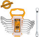 Ingco Set 8 Double Polygon Wrench Bent