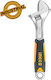 Ingco French Wrench with Adjustable Opening 30mm and Anti-Slip Handle 200mm 8"