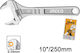 Ingco French Wrench with Adjustable Opening 19mm 250mm 10"