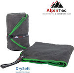 AlpinPro Drysoft Кърпа За тяло Микрофибър Сив 150x75см.