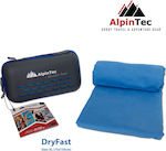 AlpinPro DryFast Handtuch Körper Mikrofaser Blau 150x75cm.