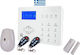 Focus ST-ΙΙΙΒ PSTN Wireless Alarm System with Motion Detector , Door Sensor , 2 Remotes , Hub and Keyboard