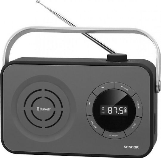 Sencor SRD 3200 B Cu alimentare la rețea / baterie cu Bluetooth și USB Negru