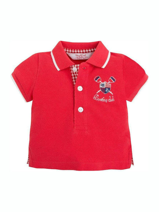 Mayoral Kids Polo Short Sleeve Red