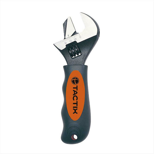 Tactix French Wrench with Adjustable Opening 30mm and Anti-Slip Handle 150mm