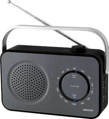 Sencor SRD 2100 Portable Radio Electric / Battery Black