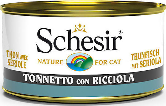 Schesir Nature for Cat Υγρή Τροφή για Ενήλικες Γάτες σε Κονσέρβα με Τόνο χωρίς Γλουτένη 85gr