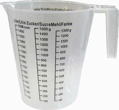 Plastic Kitchen Measurer 1500ml 1pcs