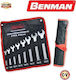 Benman Set 8 German Wrenches with Socket Size 7-22mm