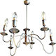 DITS Lighting Dits Lighting Πολυέλαιος 12xE14 με Κεράκια Μπρούτζινος D1-30422-0306