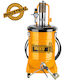 Ingco Air Pressure Sprayer Wheeled Grease Gun Flexible Pipe 30lt 6.2bar 5m