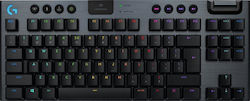 Logitech G915 TKL Kabellos Gaming Mechanische Tastatur Tenkeyless mit GL Taktil Schaltern und RGB-Beleuchtung Schwarz