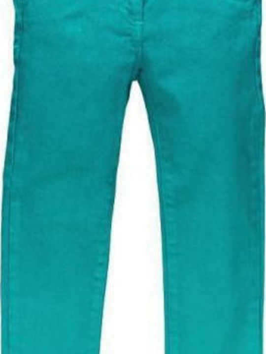 Boboli Kids Fabric Trousers Turquoise