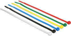 DeLock DeLock Kabelbinder Kunststoff 200mm x 3,6mm in Mehrfarbiger Farbe (100 Stück) (18626)