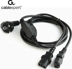 Cablexpert Schuko - IEC C13 Kabel 2m Schwarz (PC-186-ML6) Cablexpert Schuko - IEC C13 Kabel 2m Schwarz (PC-186-ML6)