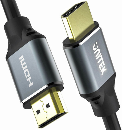 Unitek HDMI 2.1 Ultra High Speed 48Gbps 4K 120Hz HDR VRR Cable HDMI male - HDMI male 1.5m Μαύρο