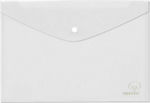 Typotrust Transparent File Folder with Button for A3 Sheets White 32X45cm