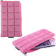 Volte-Tel Cube Zipper Sock & Pouch up to 4.5" Pink