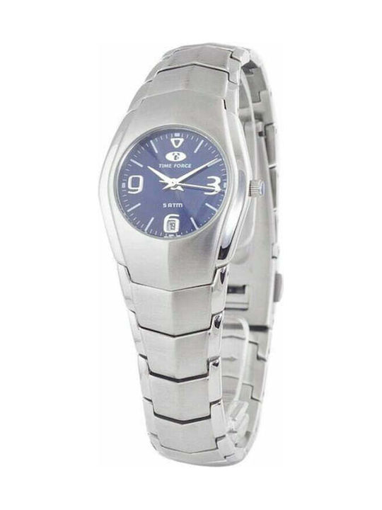 Time Force Uhr mit Silber Metallarmband S0331702