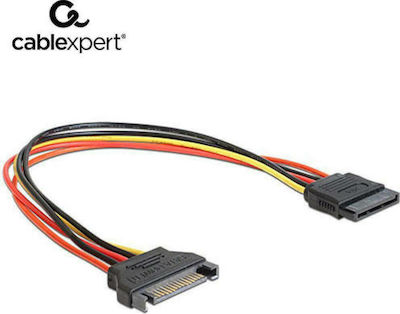 Cablexpert 15 Pin Sata male - 15 Pin Sata female Cable 0,3m (CC-SATAMF-01)